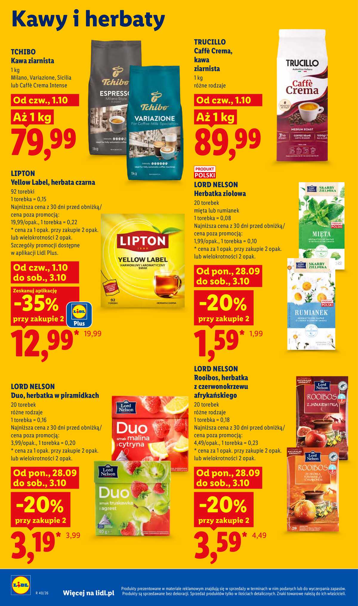 Leták Lidl Polsko 1.10.-3.10.2026 - Leták platí od 1. 10. do 3. 10. strana 78