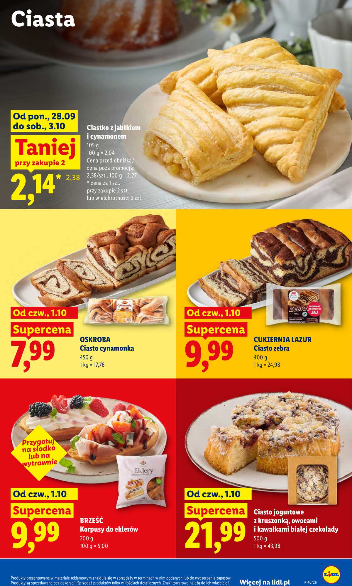 Leták Lidl Polsko 1.10.-3.10.2026 - Leták platí od 1. 10. do 3. 10. strana 79