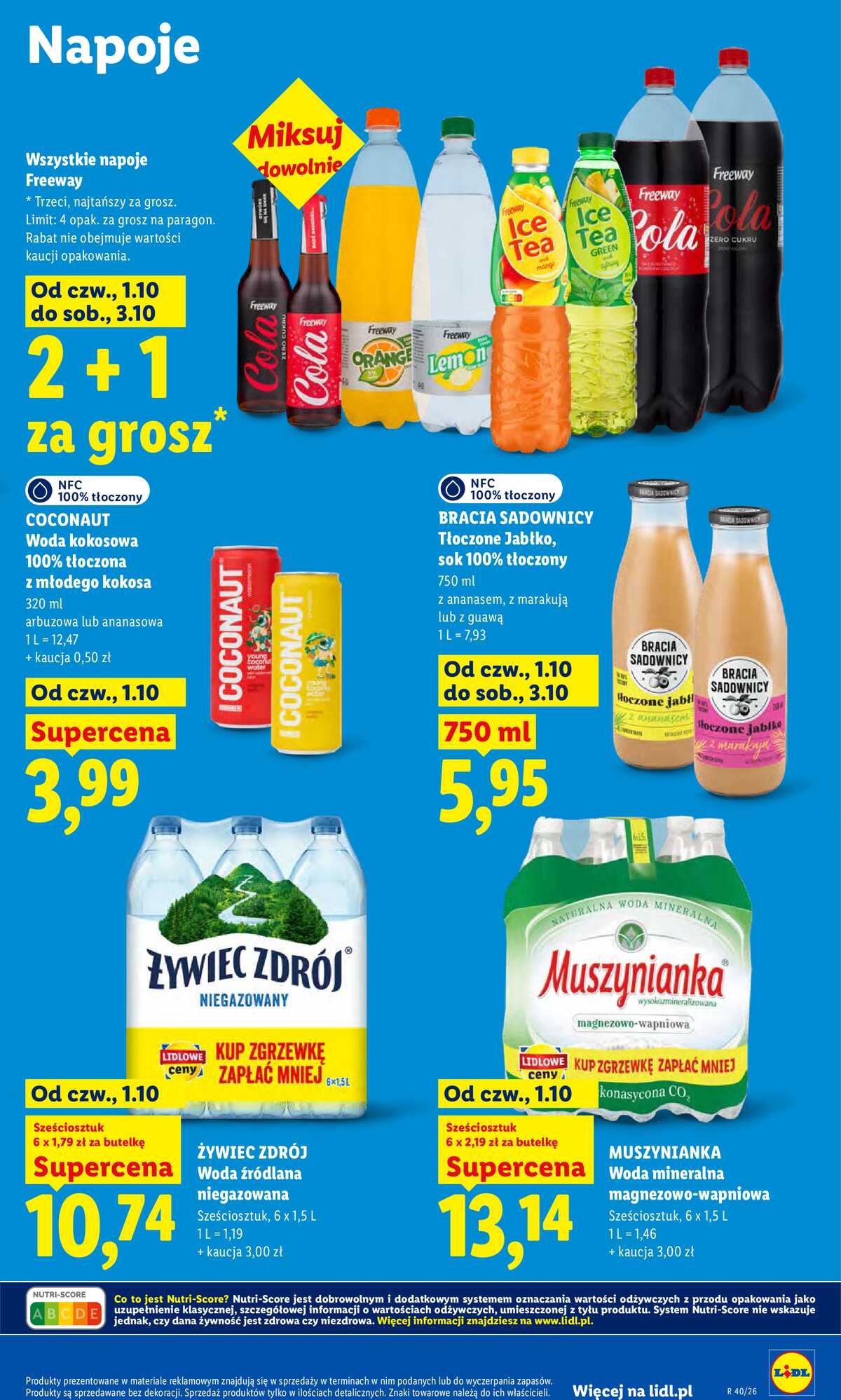 Leták Lidl Polsko 1.10.-3.10.2026 - Leták platí od 1. 10. do 3. 10. strana 83