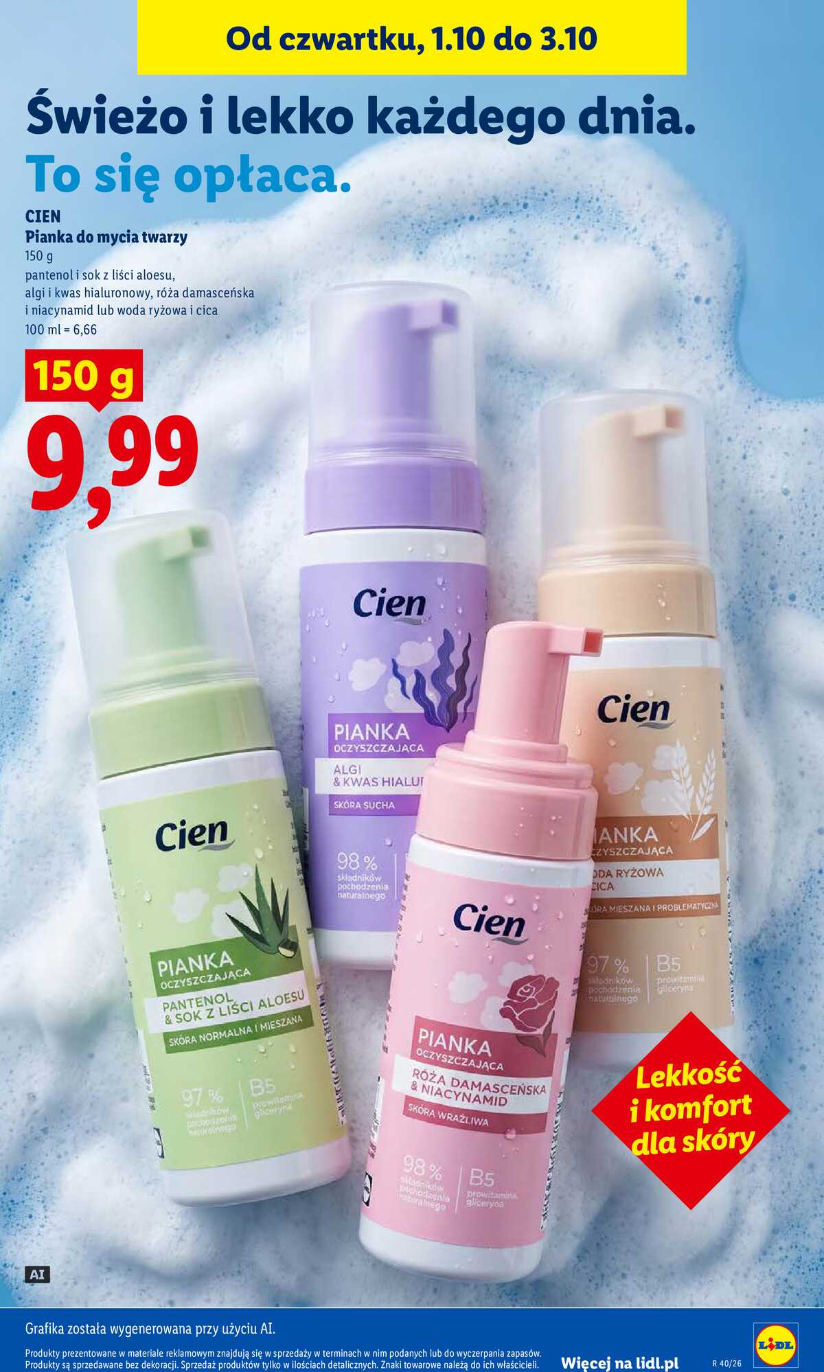 Leták Lidl Polsko 1.10.-3.10.2026 - Leták platí od 1. 10. do 3. 10. strana 95