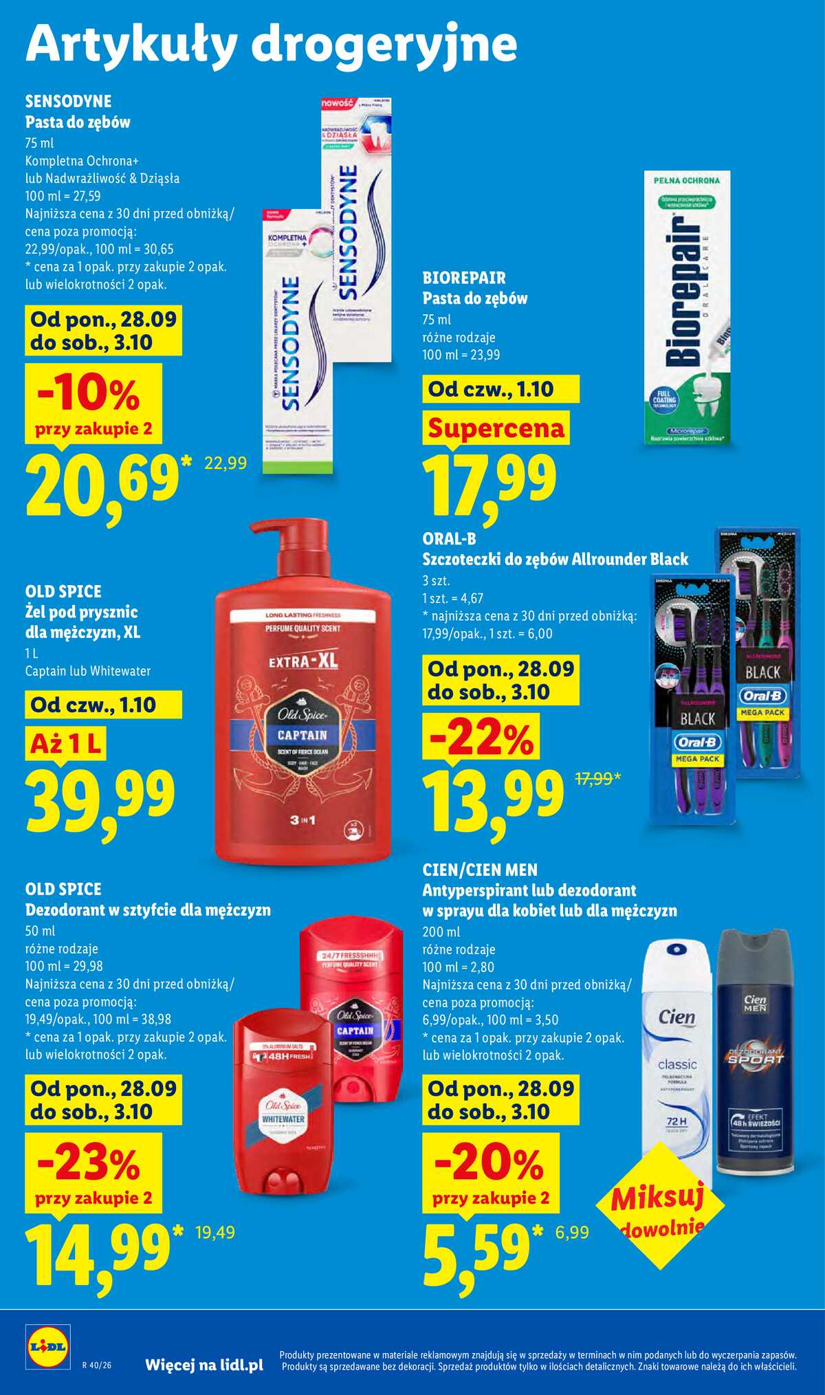 Leták Lidl Polsko 1.10.-3.10.2026 - Leták platí od 1. 10. do 3. 10. strana 96