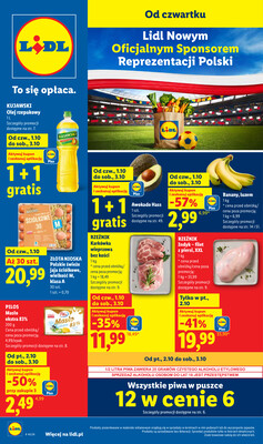 Leták Lidl Polsko 1.10.-3.10.2026 - Leták platí od 1. 10. do 3. 10.