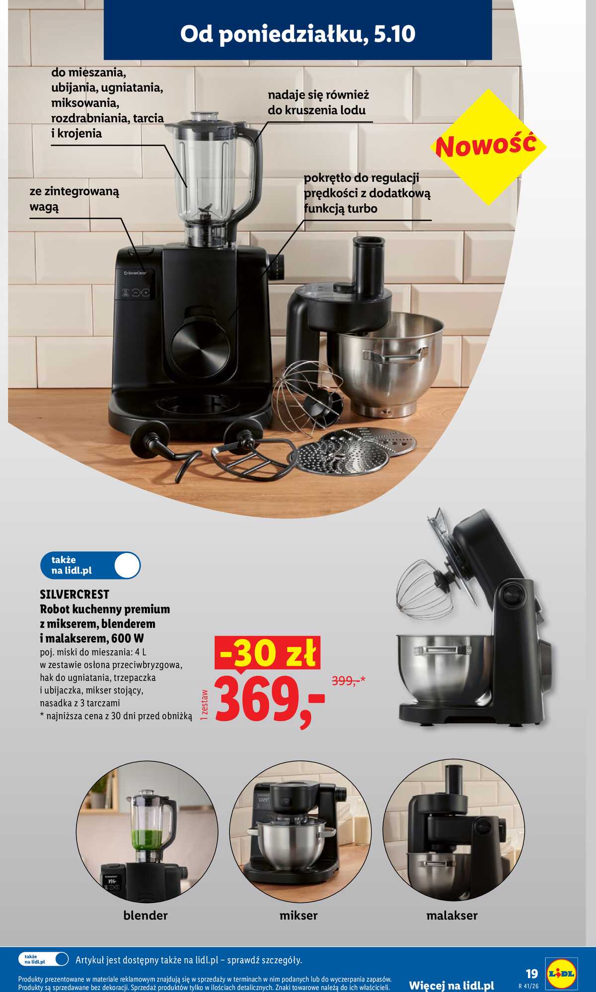 Leták Lidl Polsko 5.10.-10.10.2026 - Leták platí od 5. 10. do 10. 10. strana 23