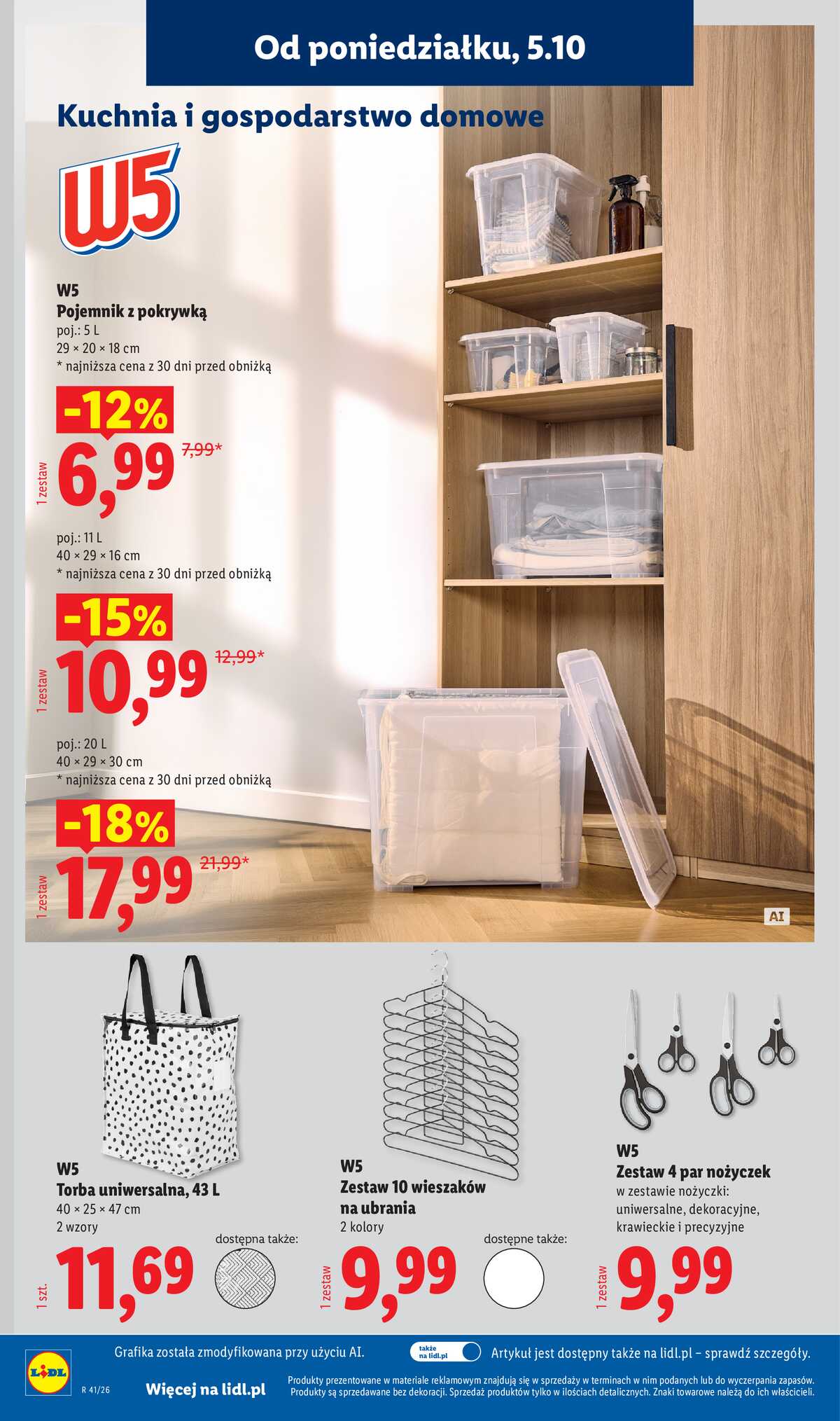 Leták Lidl Polsko 5.10.-10.10.2026 - Leták platí od 5. 10. do 10. 10. strana 26