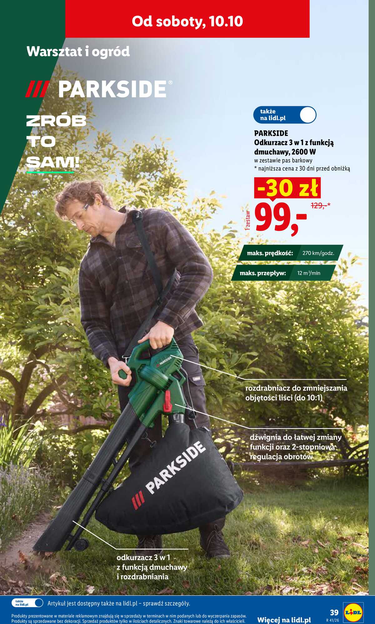 Leták Lidl Polsko 5.10.-10.10.2026 - Leták platí od 5. 10. do 10. 10. strana 49