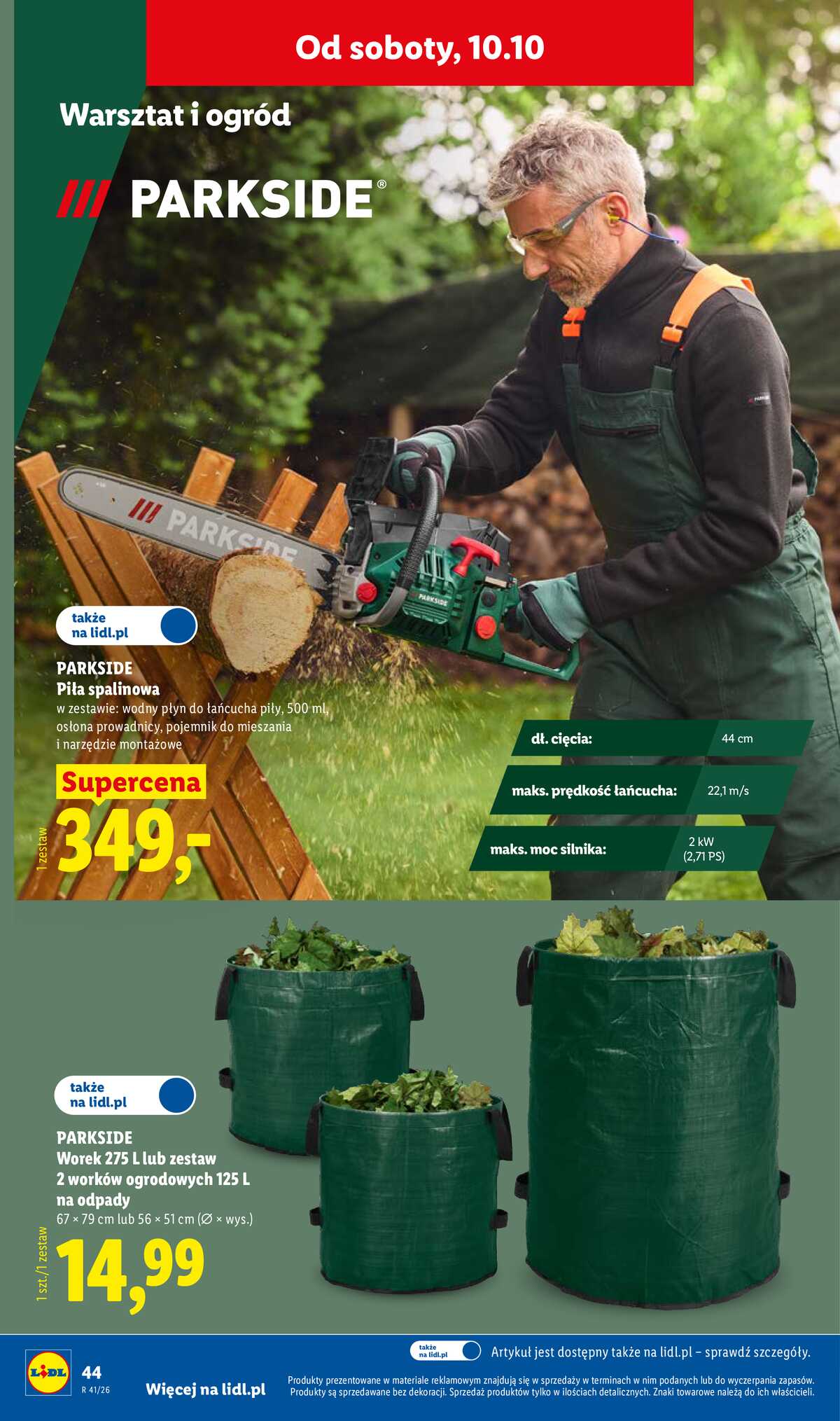 Leták Lidl Polsko 5.10.-10.10.2026 - Leták platí od 5. 10. do 10. 10. strana 54