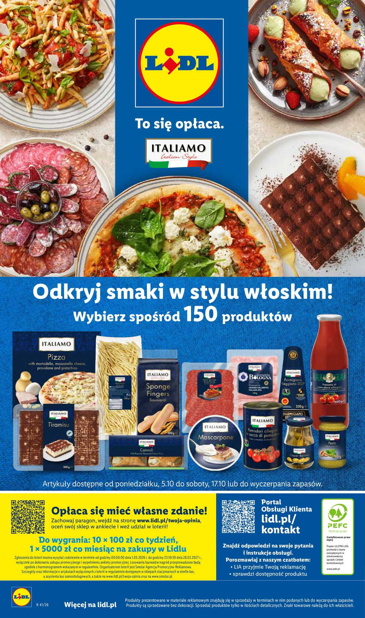 Leták Lidl Polsko 5.10.-10.10.2026 - Leták platí od 5. 10. do 10. 10. strana 62