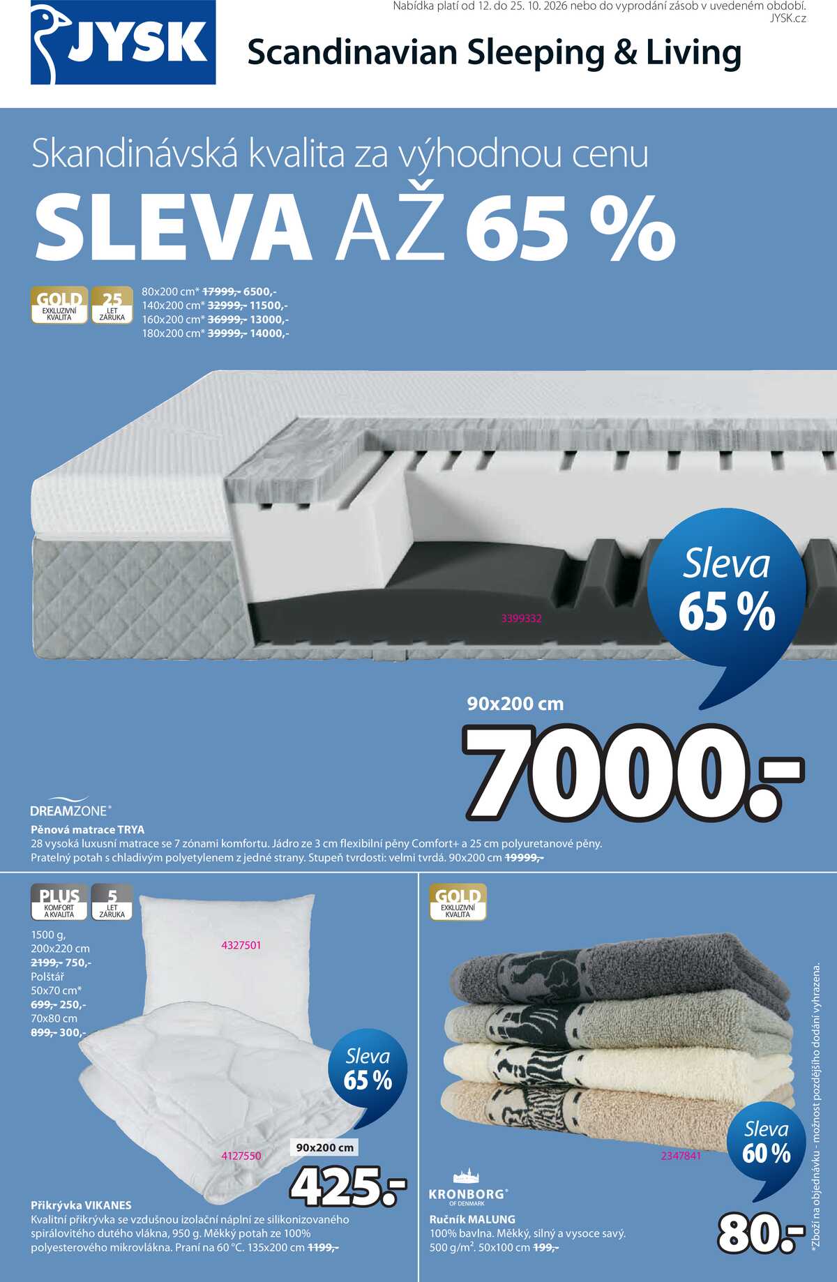 Jysk od 12.10. do 25.10.2026 strana 1