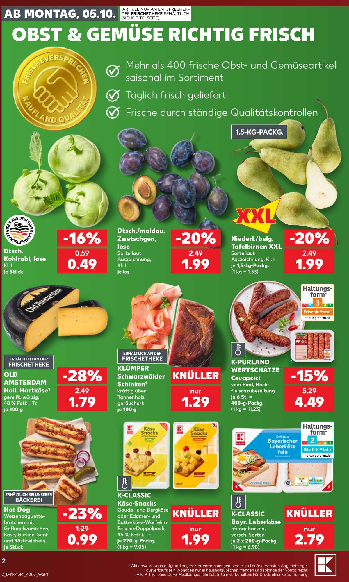 Leták Kaufland Německo 5.10.-7.10.2026 strana 2
