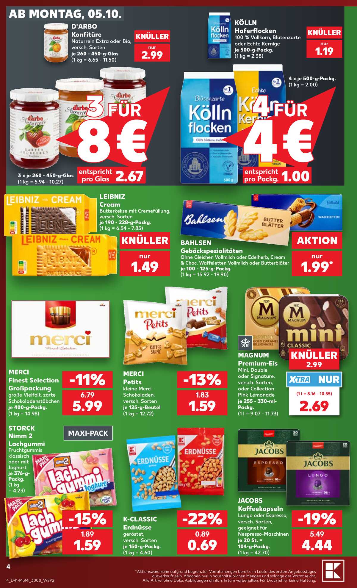 Leták Kaufland Německo 5.10.-7.10.2026 strana 4
