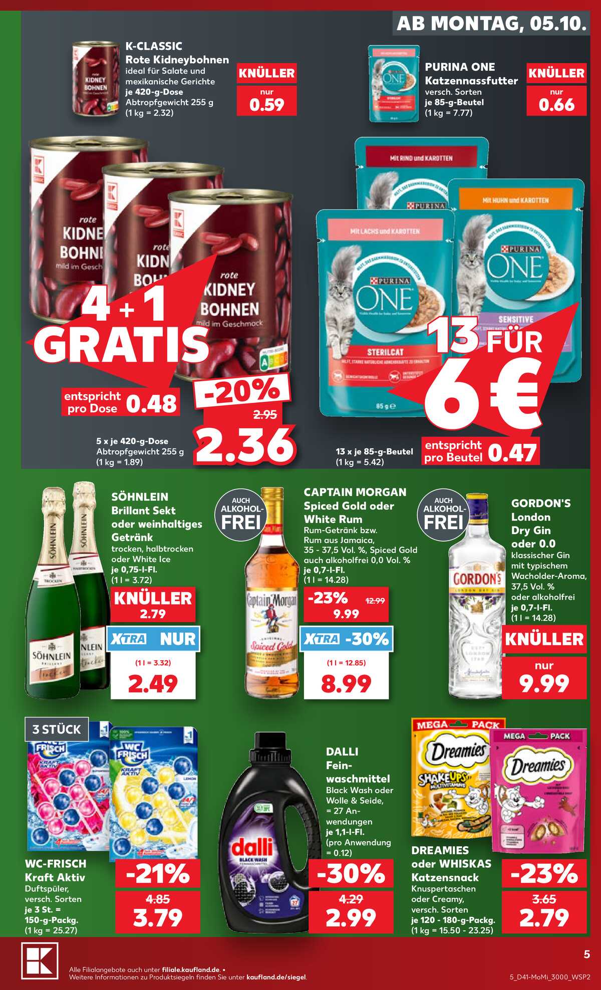 Leták Kaufland Německo 5.10.-7.10.2026 strana 5