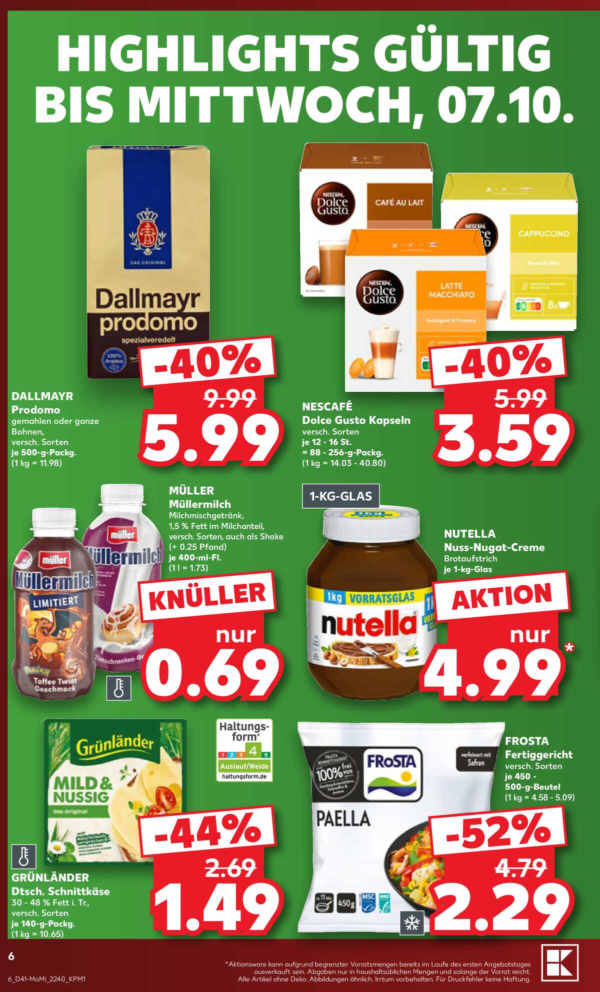 Leták Kaufland Německo 5.10.-7.10.2026 strana 6