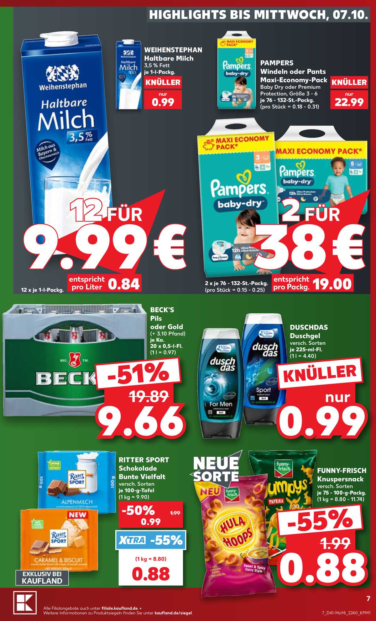 Leták Kaufland Německo 5.10.-7.10.2026 strana 7