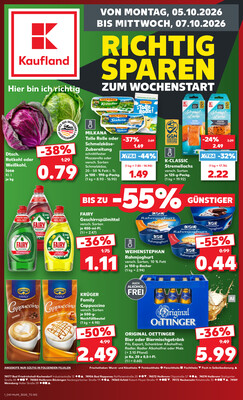 Leták Kaufland Německo 5.10.-7.10.2026