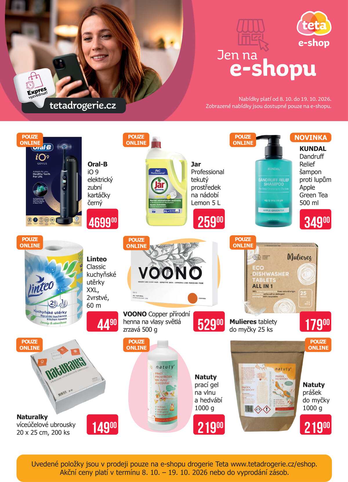 Teta drogerie Eshop od 8.10. do 19.10.2026 strana 1