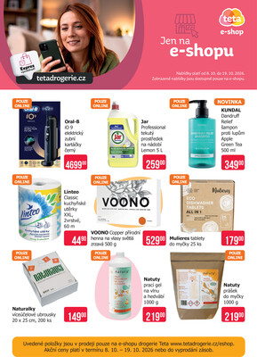 Teta drogerie Eshop od 8.10. do 19.10.2026
