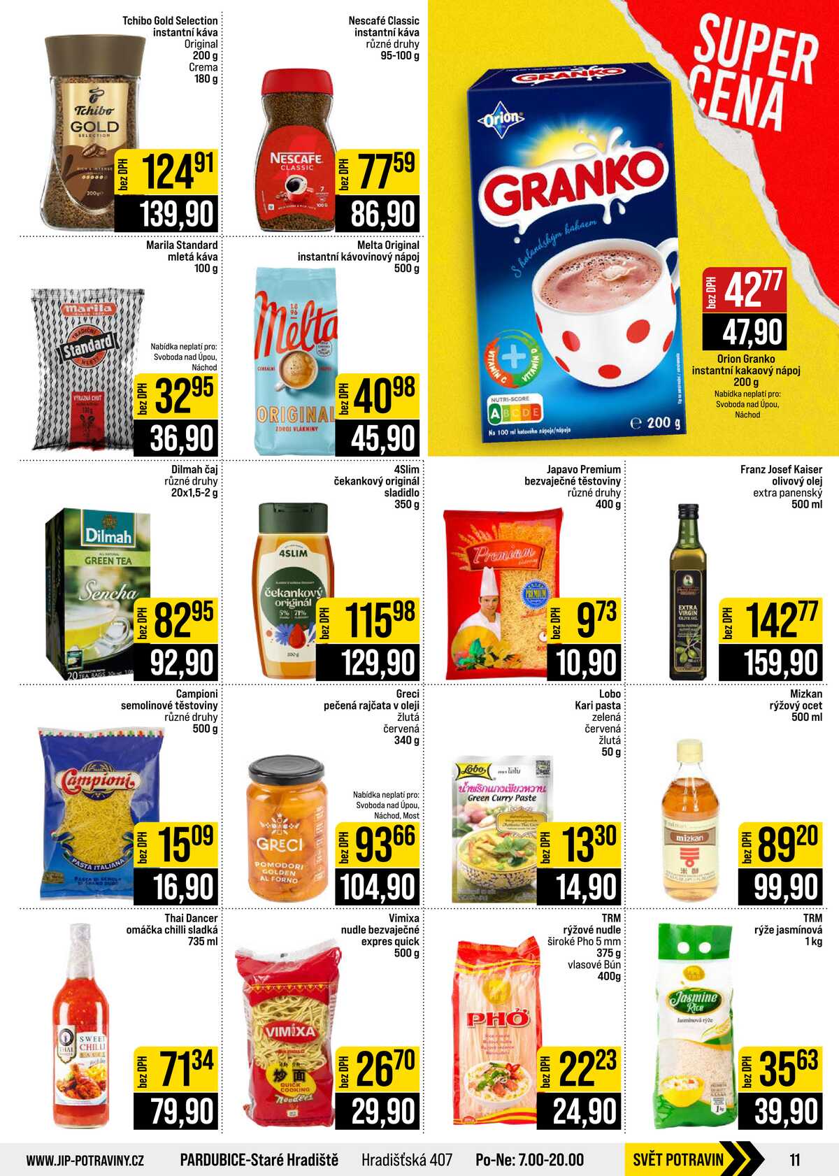 JIP Cash & Carry České Budějovice, Most, Náchod, Polička, Sušice a Svoboda nad Úpou od 30.9. do 6.10.2026 strana 11