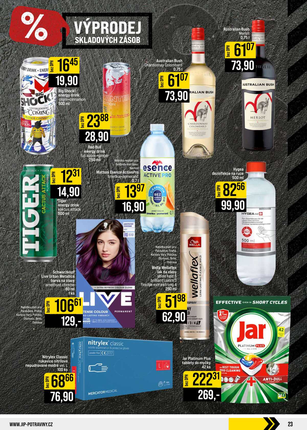JIP Cash & Carry České Budějovice, Most, Náchod, Polička, Sušice a Svoboda nad Úpou od 30.9. do 6.10.2026 strana 23