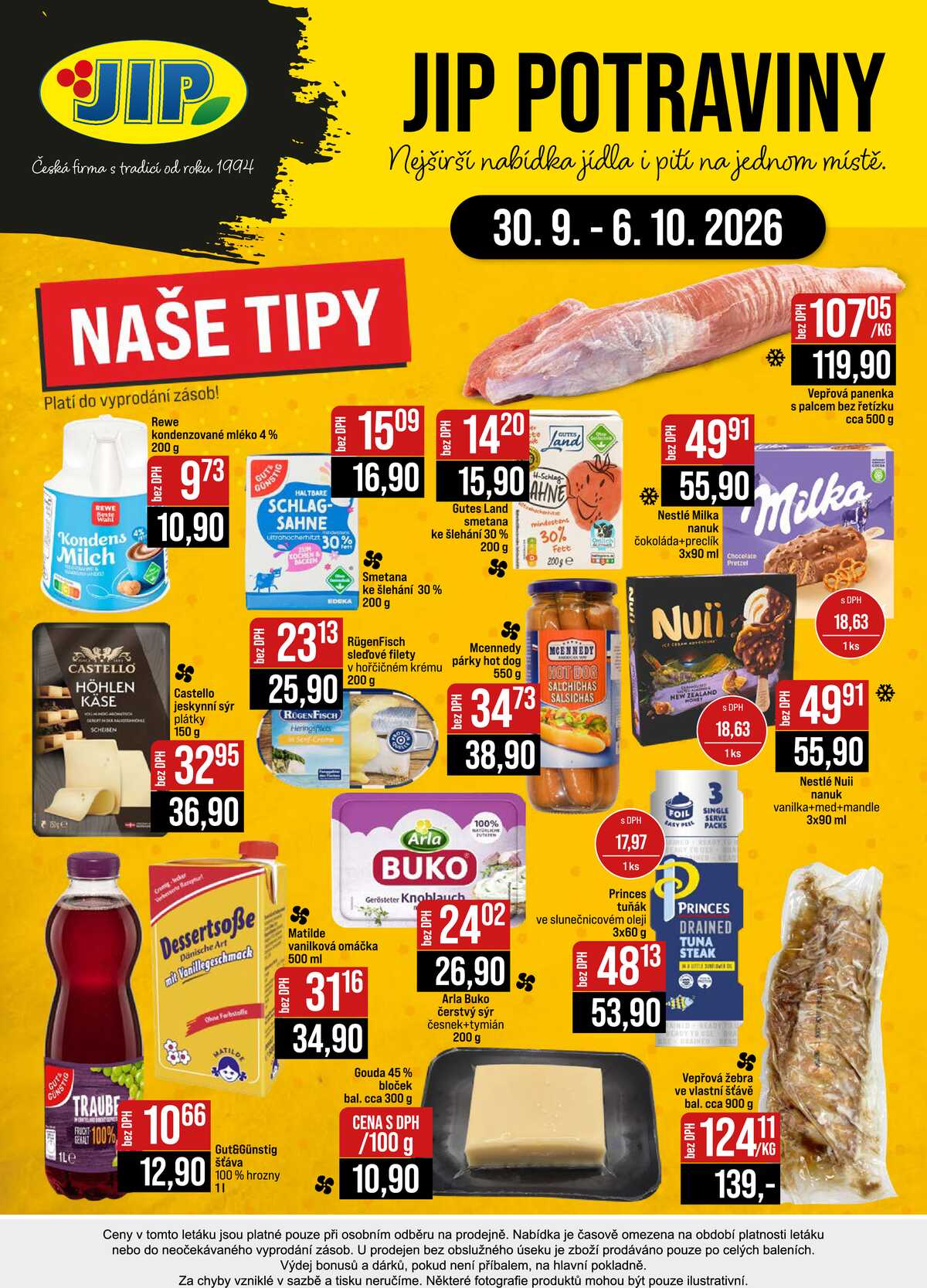JIP Cash & Carry České Budějovice, Most, Náchod, Polička, Sušice a Svoboda nad Úpou od 30.9. do 6.10.2026 strana 24