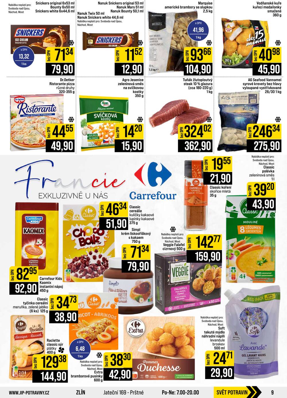 Leták JIP - JIP Cash & Carry České Budějovice, Most, Náchod, Polička, Sušice a Svoboda nad Úpou od 30.9. do 6.10.2026 - strana 9