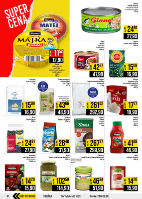 JIP Cash & Carry České Budějovice, Most, Náchod, Polička, Sušice a Svoboda nad Úpou od 30.9. do 6.10.2026