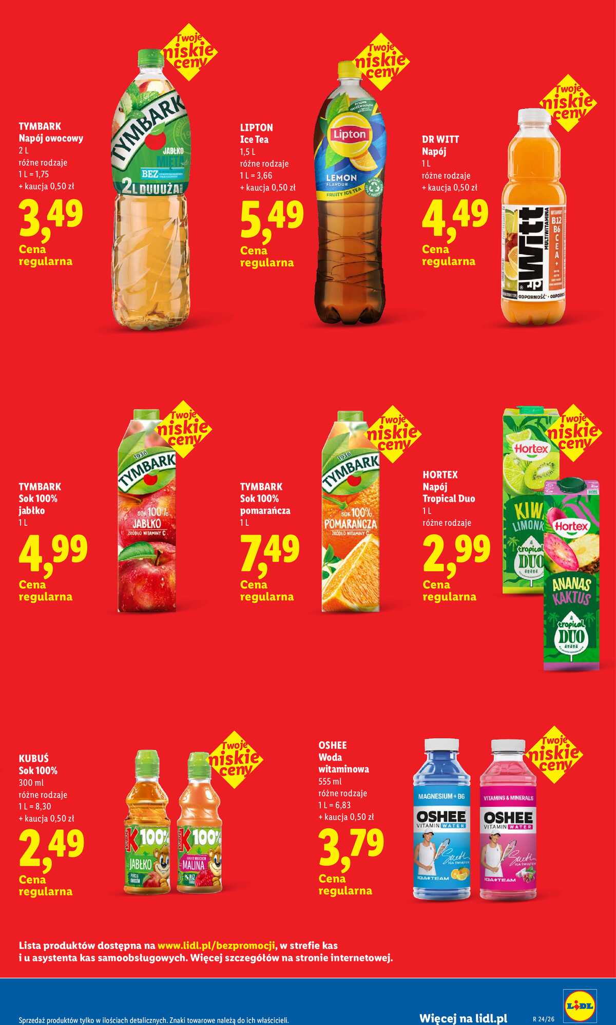 Leták Lidl Polsko 16.9.-31.12.2026 - Cenová revoluce! strana 13