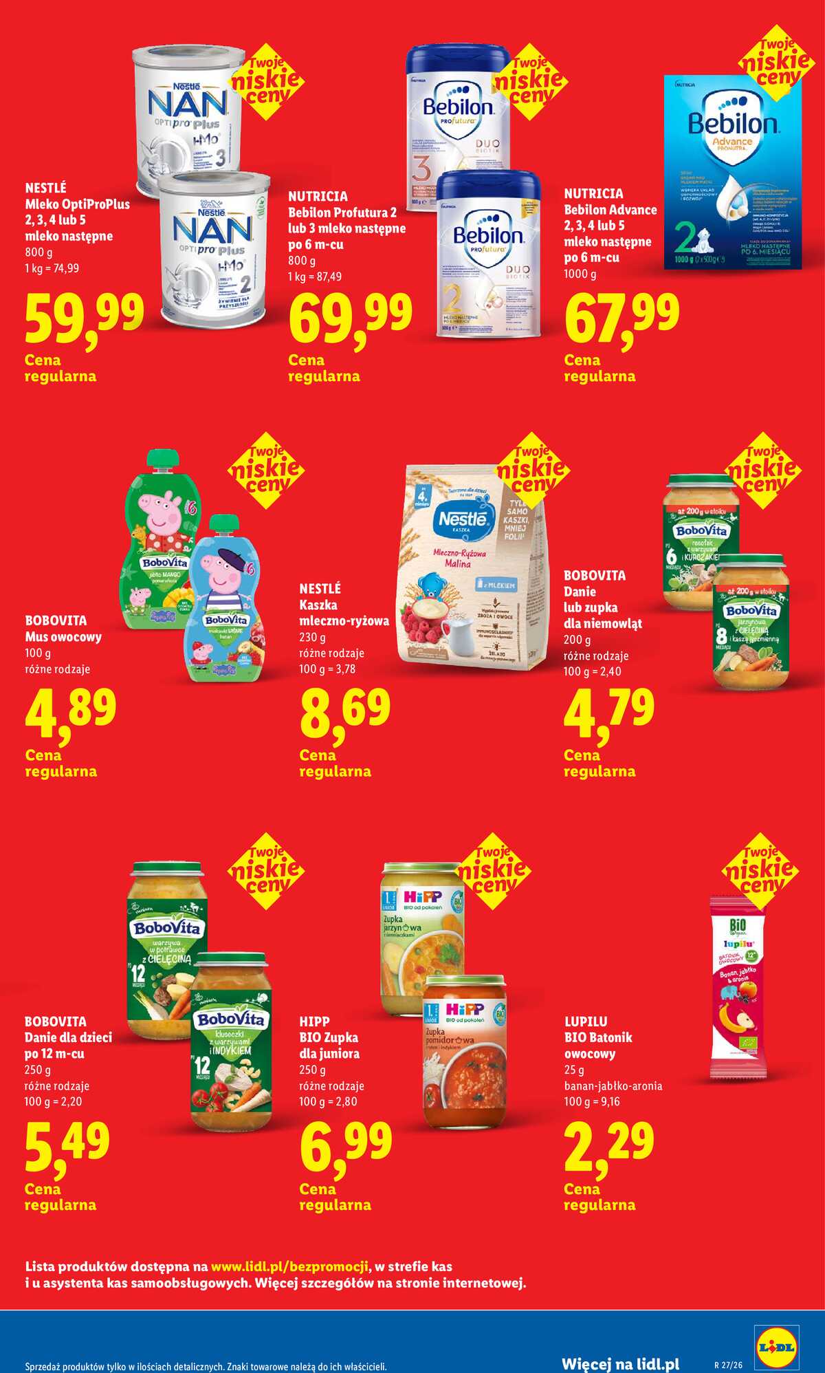 Leták Lidl Polsko 16.9.-31.12.2026 - Cenová revoluce! strana 31