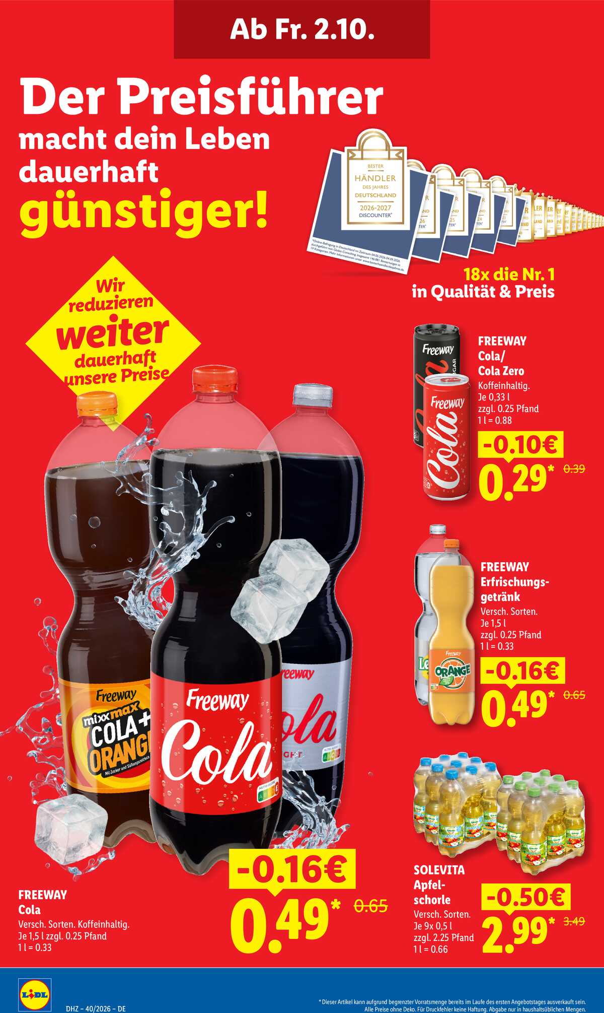 Leták Lidl Německo 28.9.-3.10.2026 strana 4