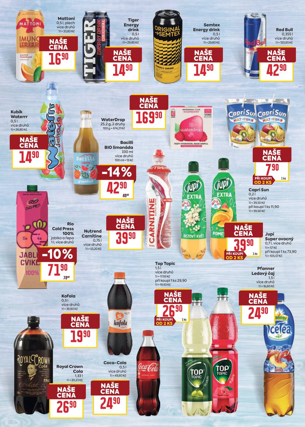 Billa Podzimní nápoje  od 30.9. do 20.10.2026