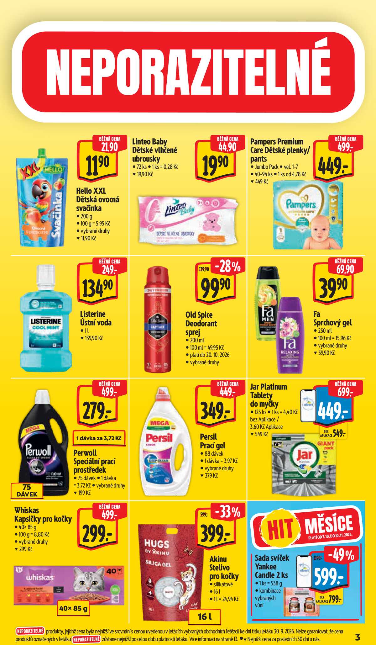 Albert  Hypermarket od 7.10. do 13.10.2026 strana 3