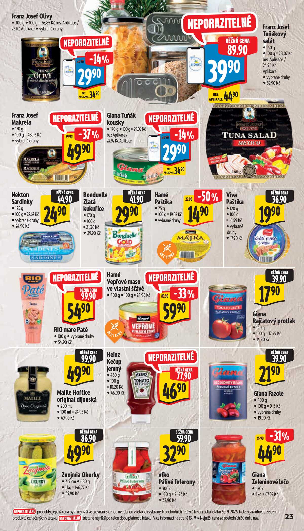 Albert  Hypermarket od 7.10. do 13.10.2026 strana 29