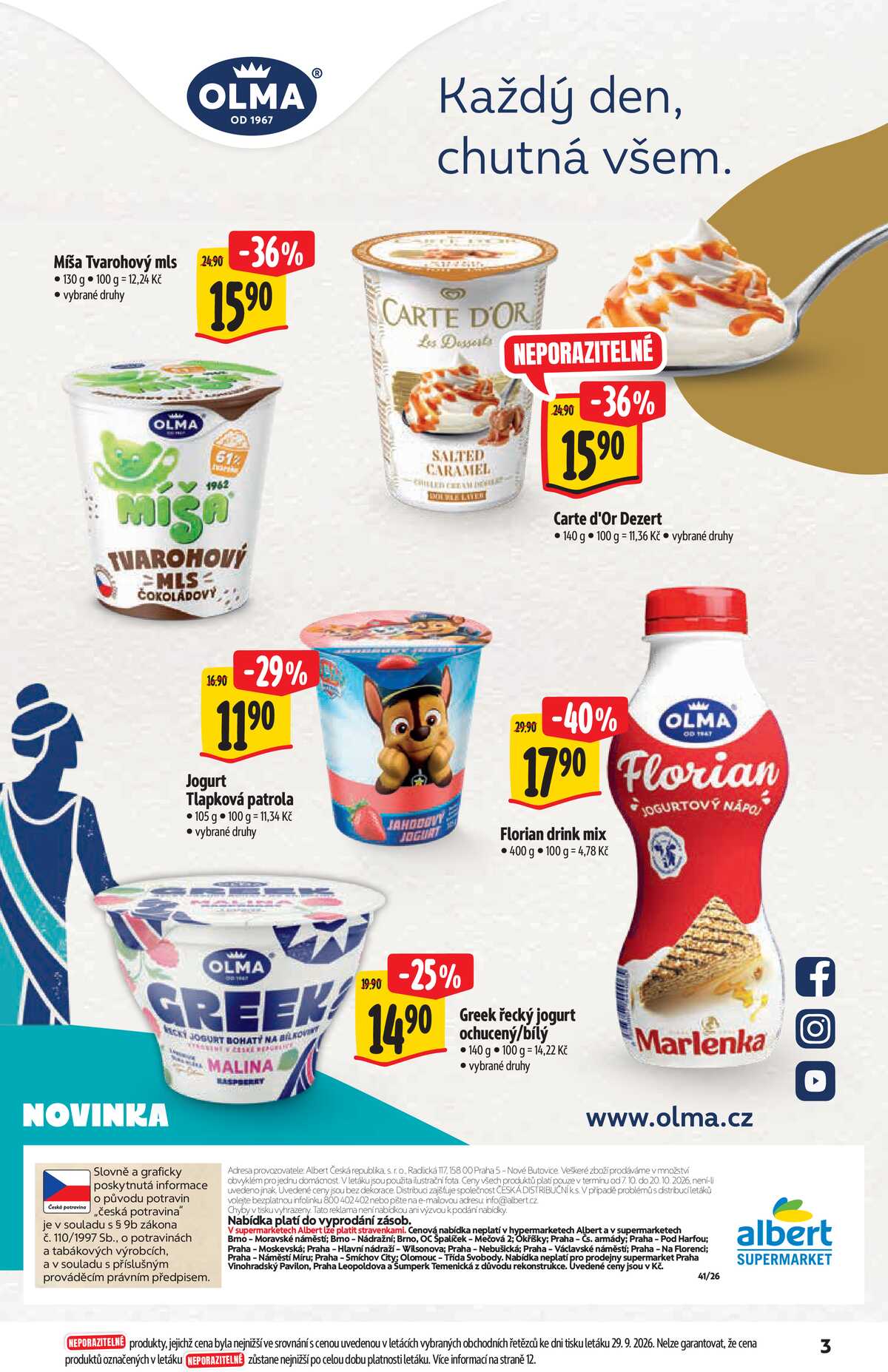 Albert Supermarket katalog Brand od 7.10. do 20.10.2026 strana 3