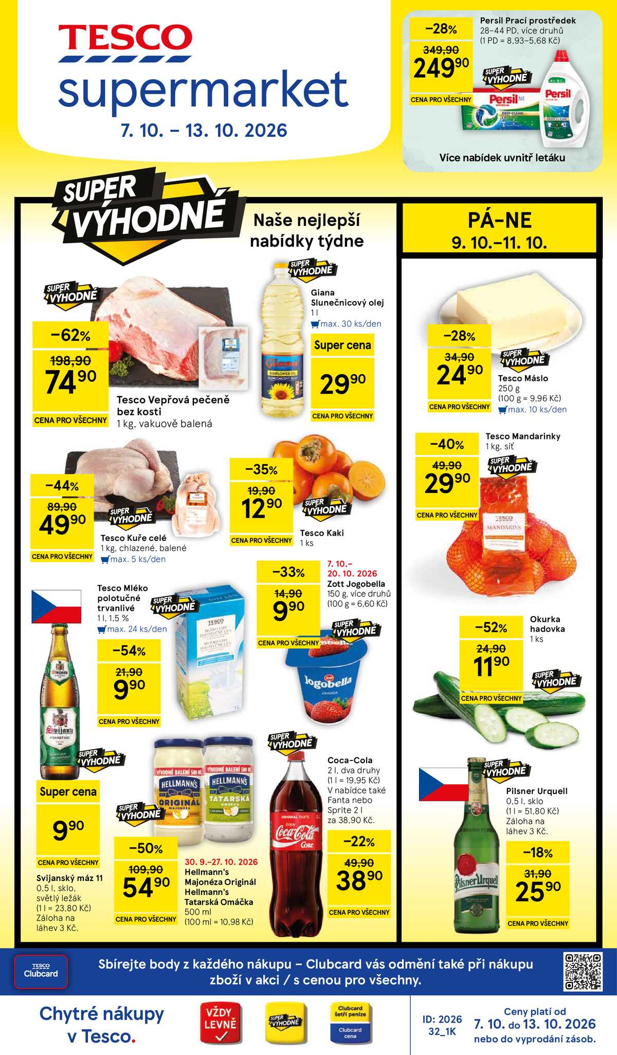 Tesco supermarkety od 7.10. do 13.10.2026 strana 1
