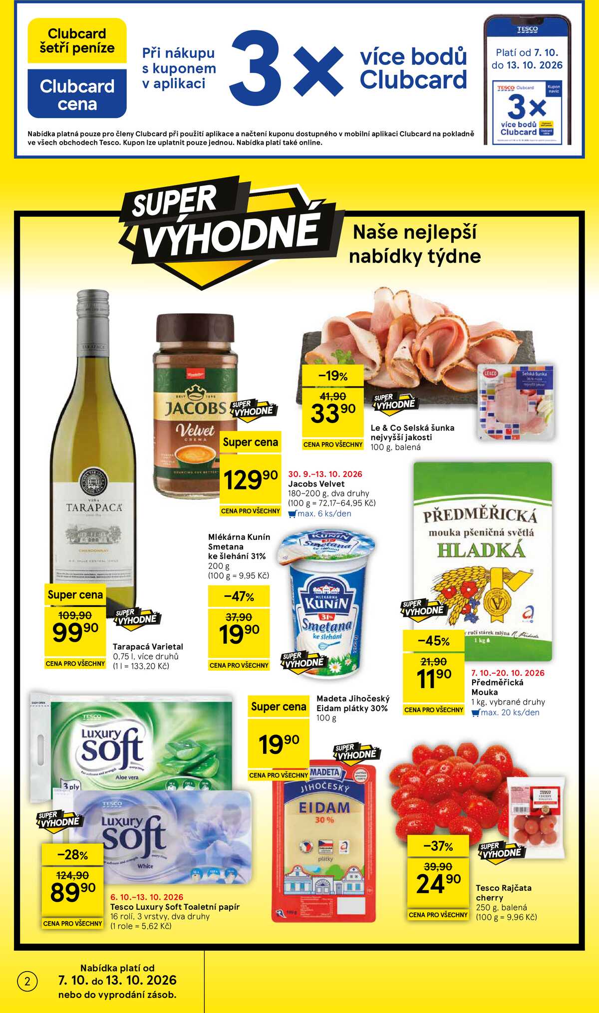 Tesco supermarkety od 7.10. do 13.10.2026 strana 2