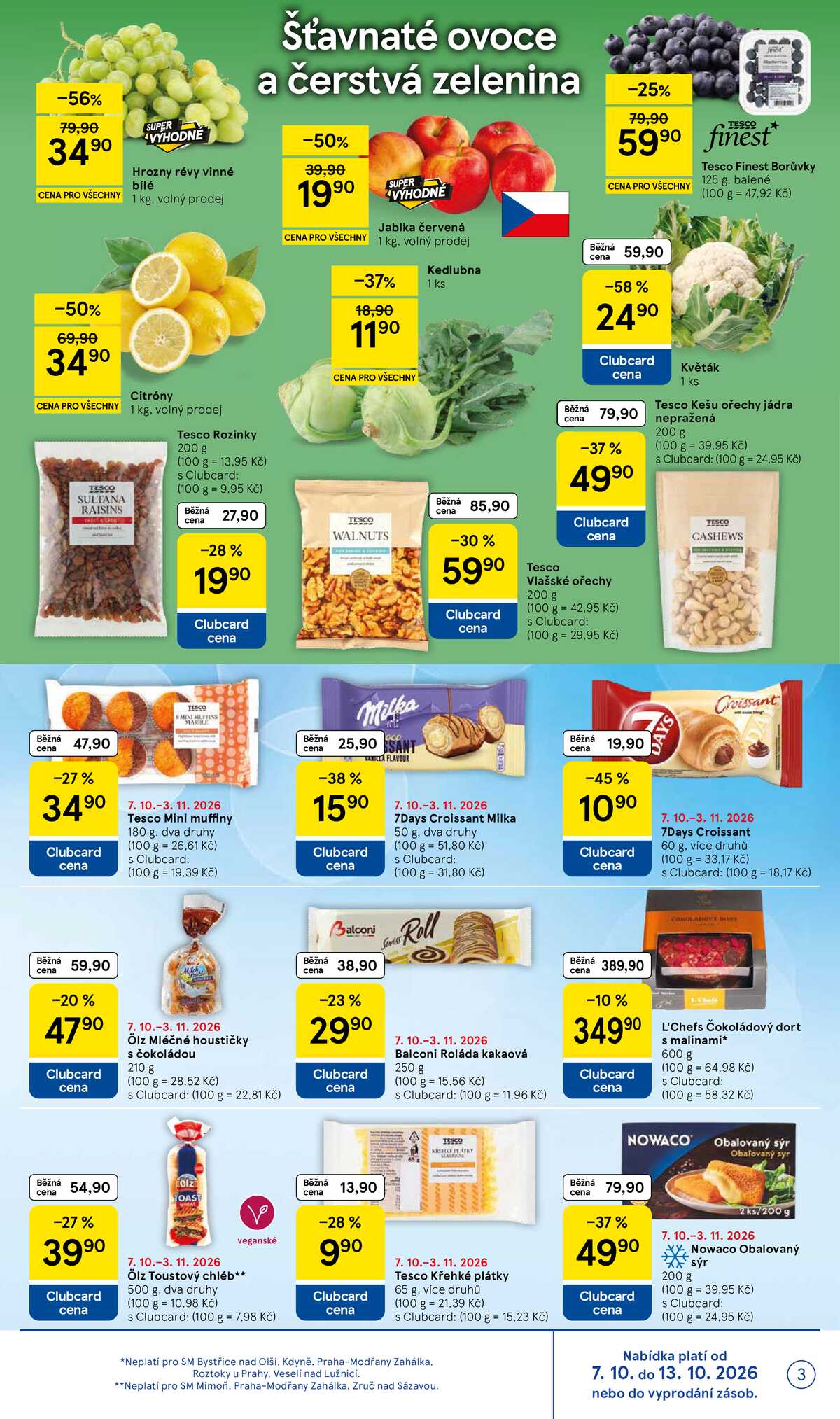 Tesco supermarkety od 7.10. do 13.10.2026 strana 3