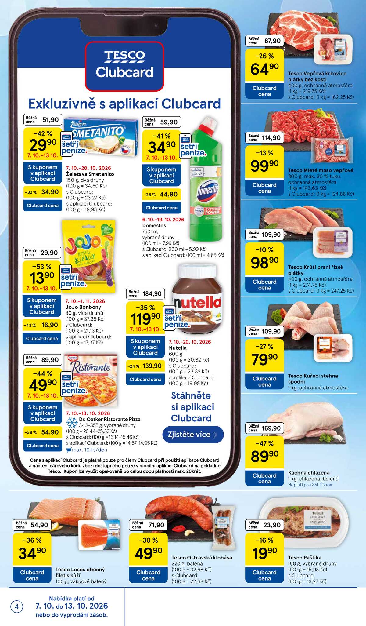 Tesco supermarkety od 7.10. do 13.10.2026 strana 4