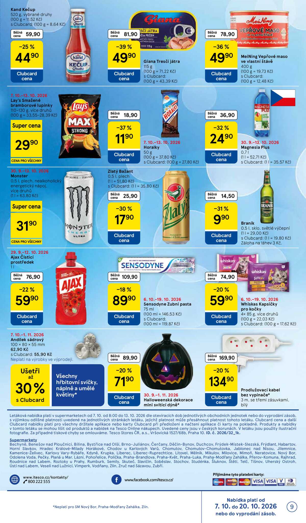 Tesco supermarkety od 7.10. do 13.10.2026 strana 9