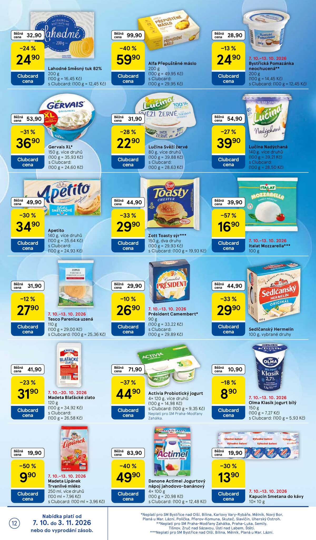 Tesco supermarkety od 7.10. do 13.10.2026 strana 12