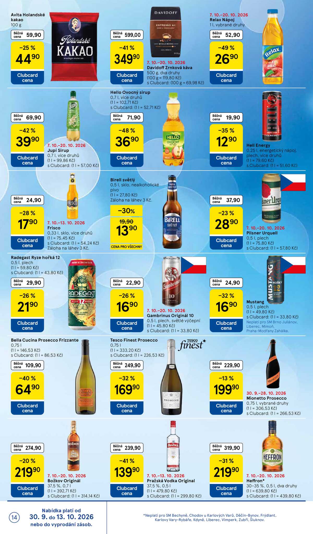 Tesco supermarkety od 7.10. do 13.10.2026 strana 14
