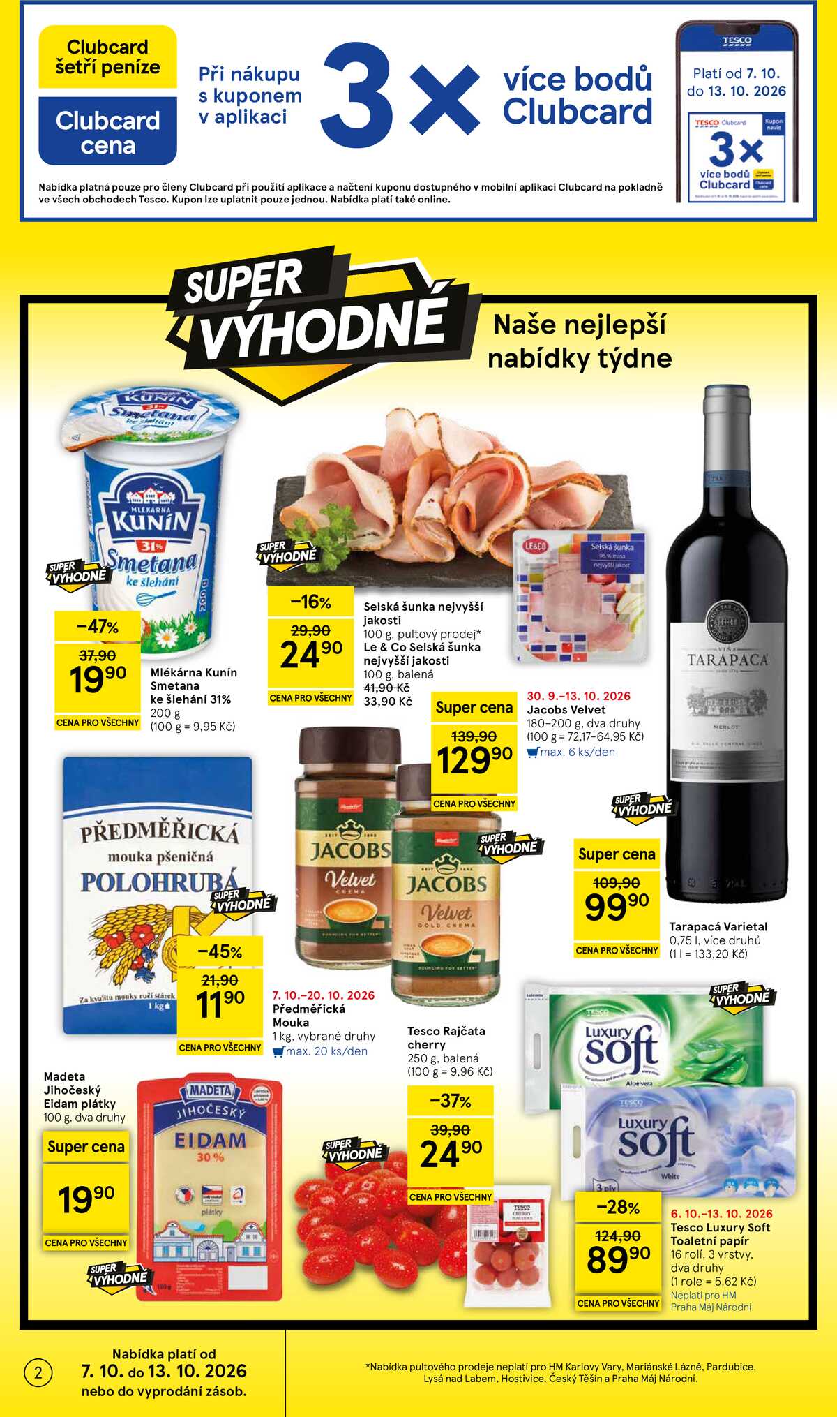 Tesco hypermarkety od 7.10. do 13.10.2026 strana 2