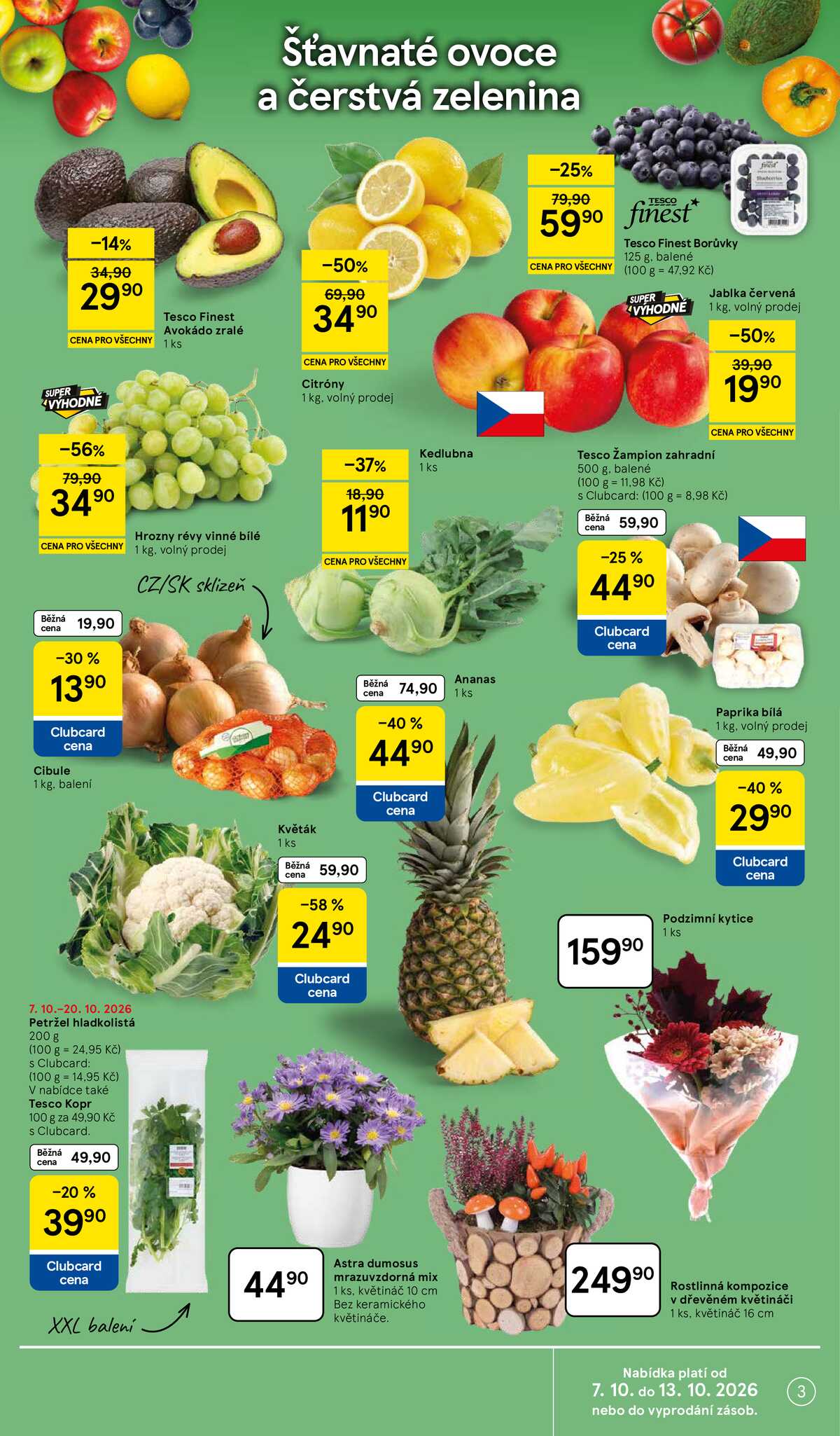 Tesco hypermarkety od 7.10. do 13.10.2026 strana 3