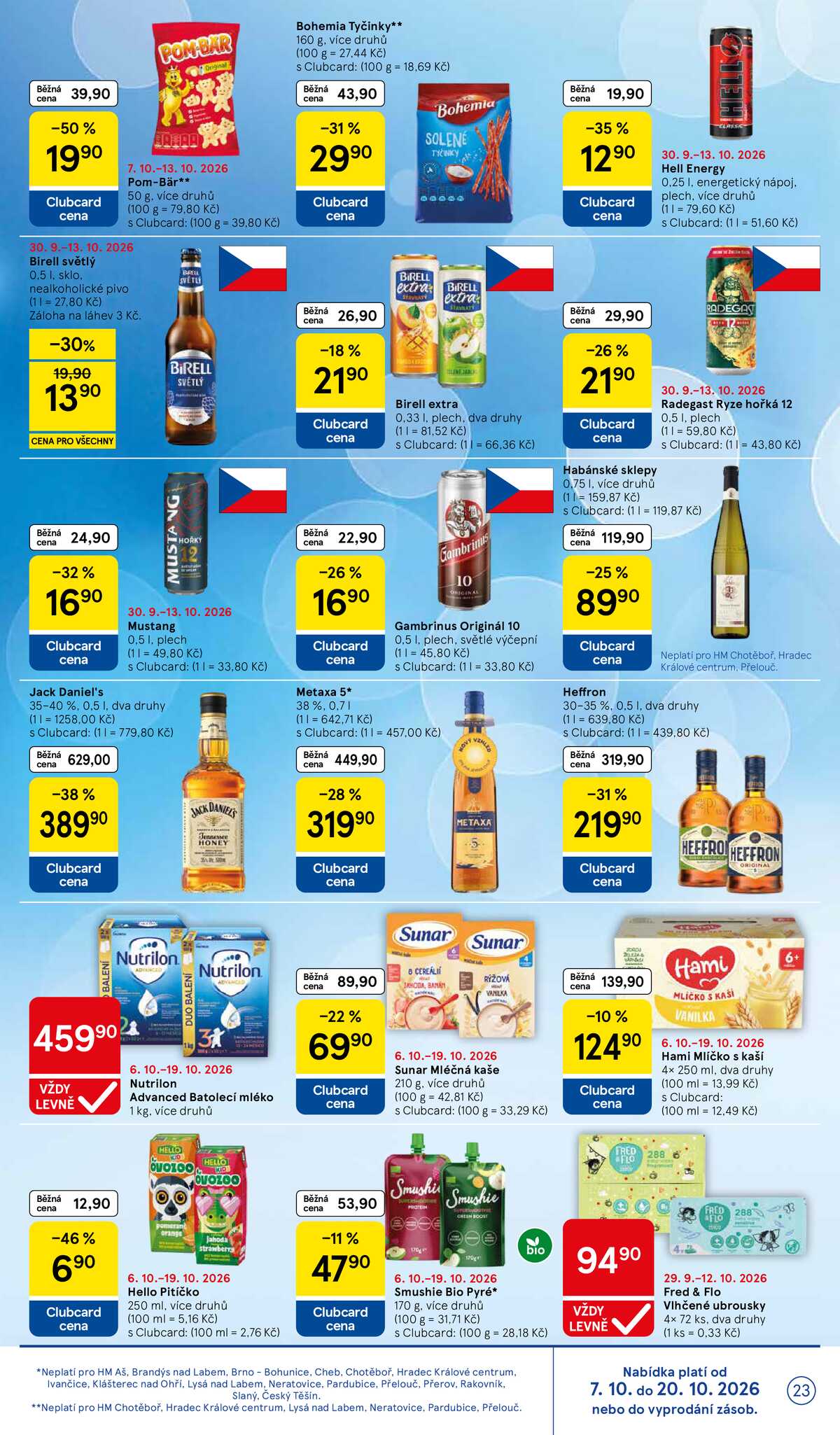 Tesco hypermarkety od 7.10. do 13.10.2026 strana 23