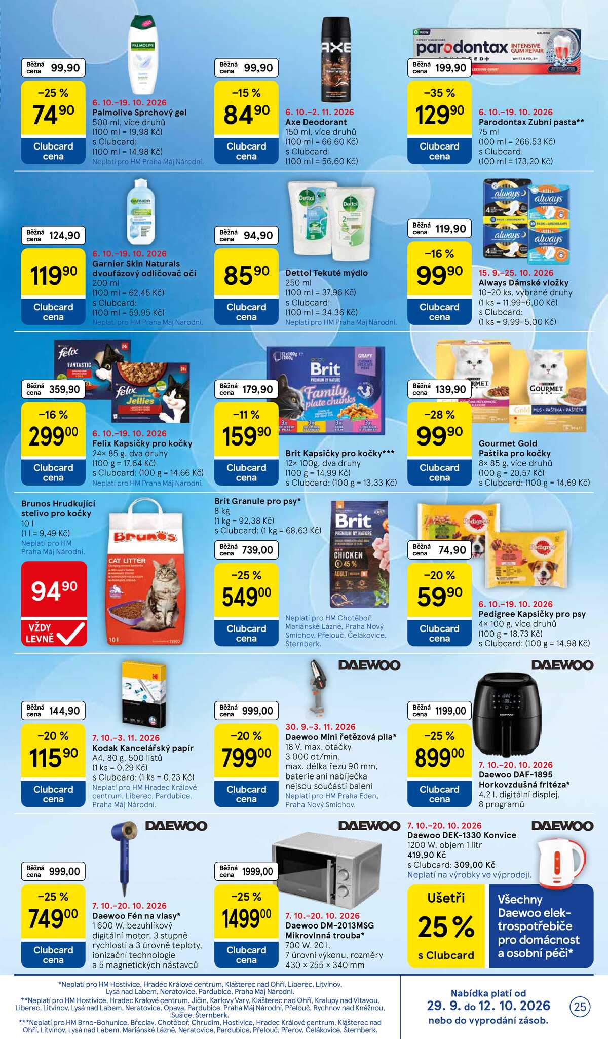 Tesco hypermarkety od 7.10. do 13.10.2026 strana 25