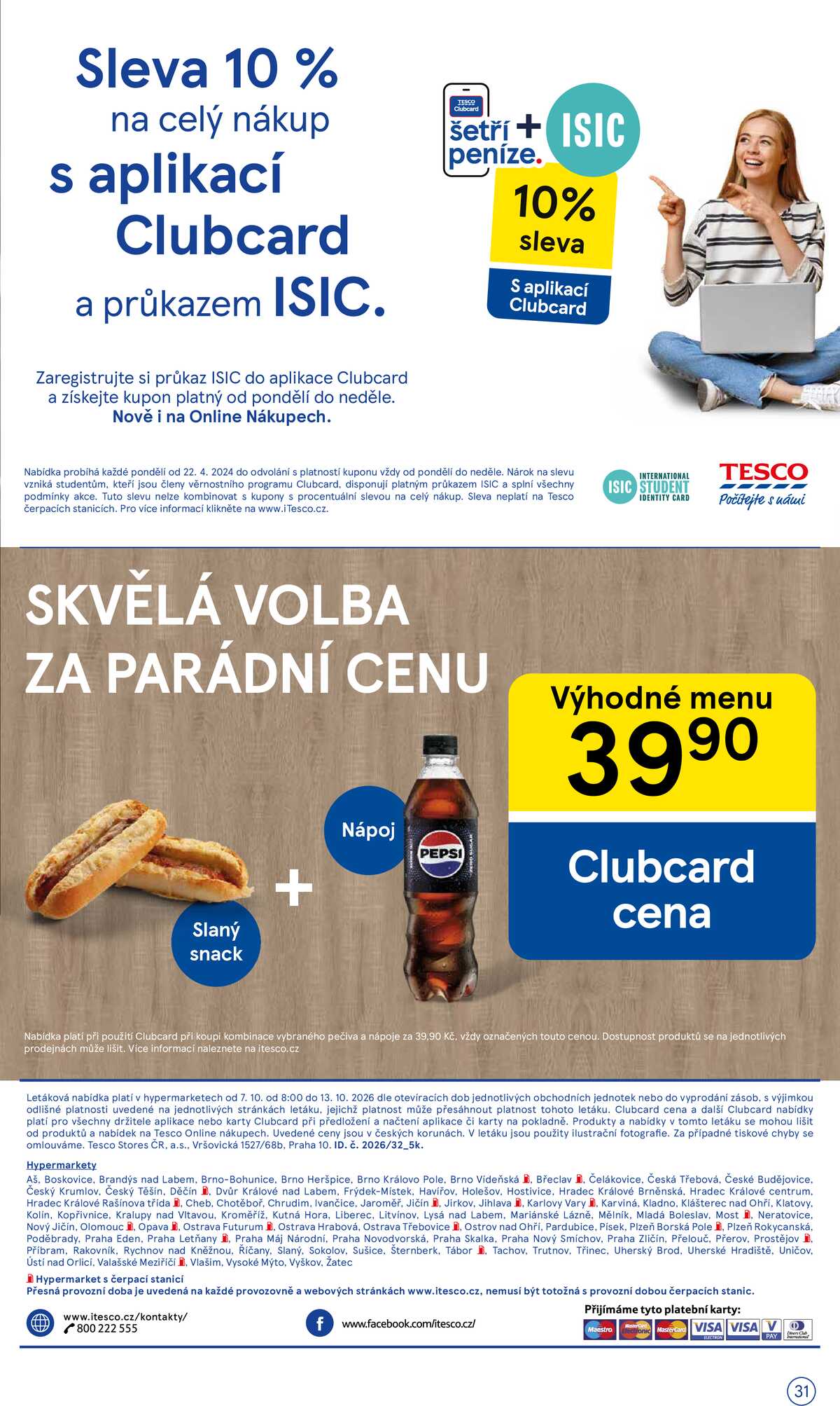 Tesco hypermarkety od 7.10. do 13.10.2026 strana 31