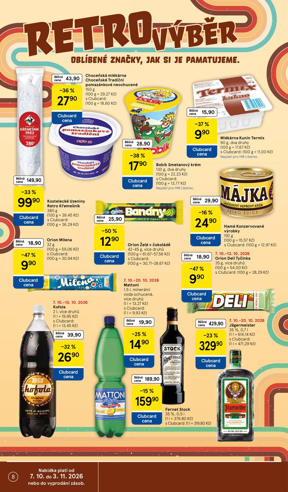 Leták Tesco - Tesco hypermarkety od 7.10. do 13.10.2026 - strana 8