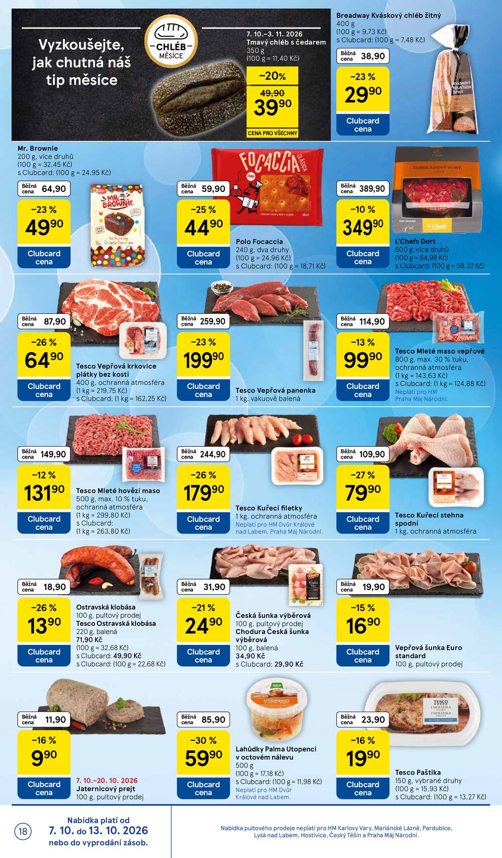 Leták Tesco - Tesco hypermarkety od 7.10. do 13.10.2026 - strana 18