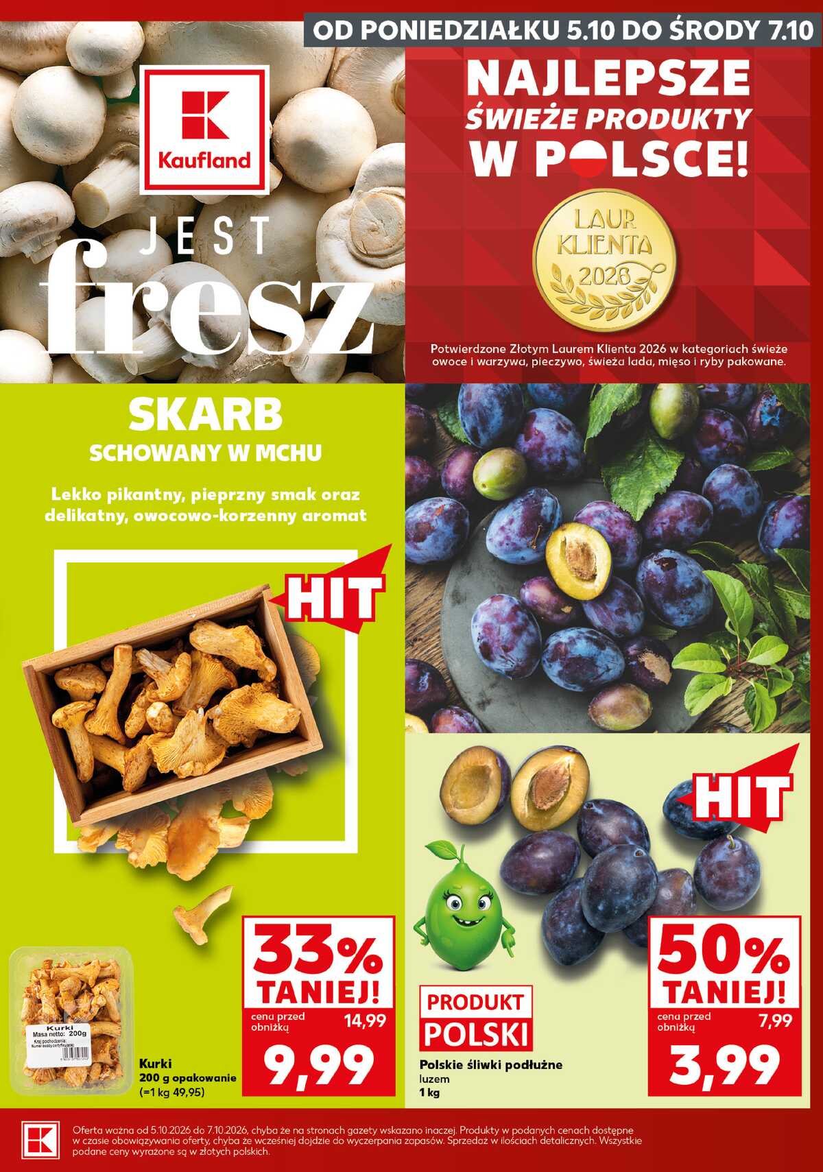 Leták Kaufland Polsko 5.10.-7.10.2026 - Silný start strana 3