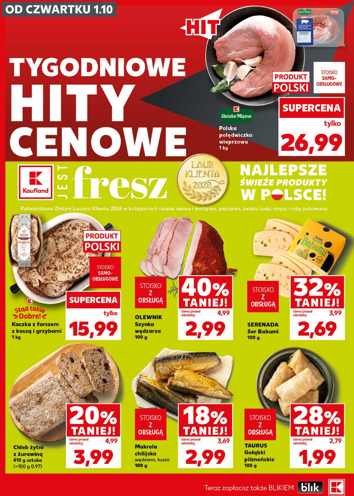 Leták Kaufland Polsko 5.10.-7.10.2026 - Silný start strana 8