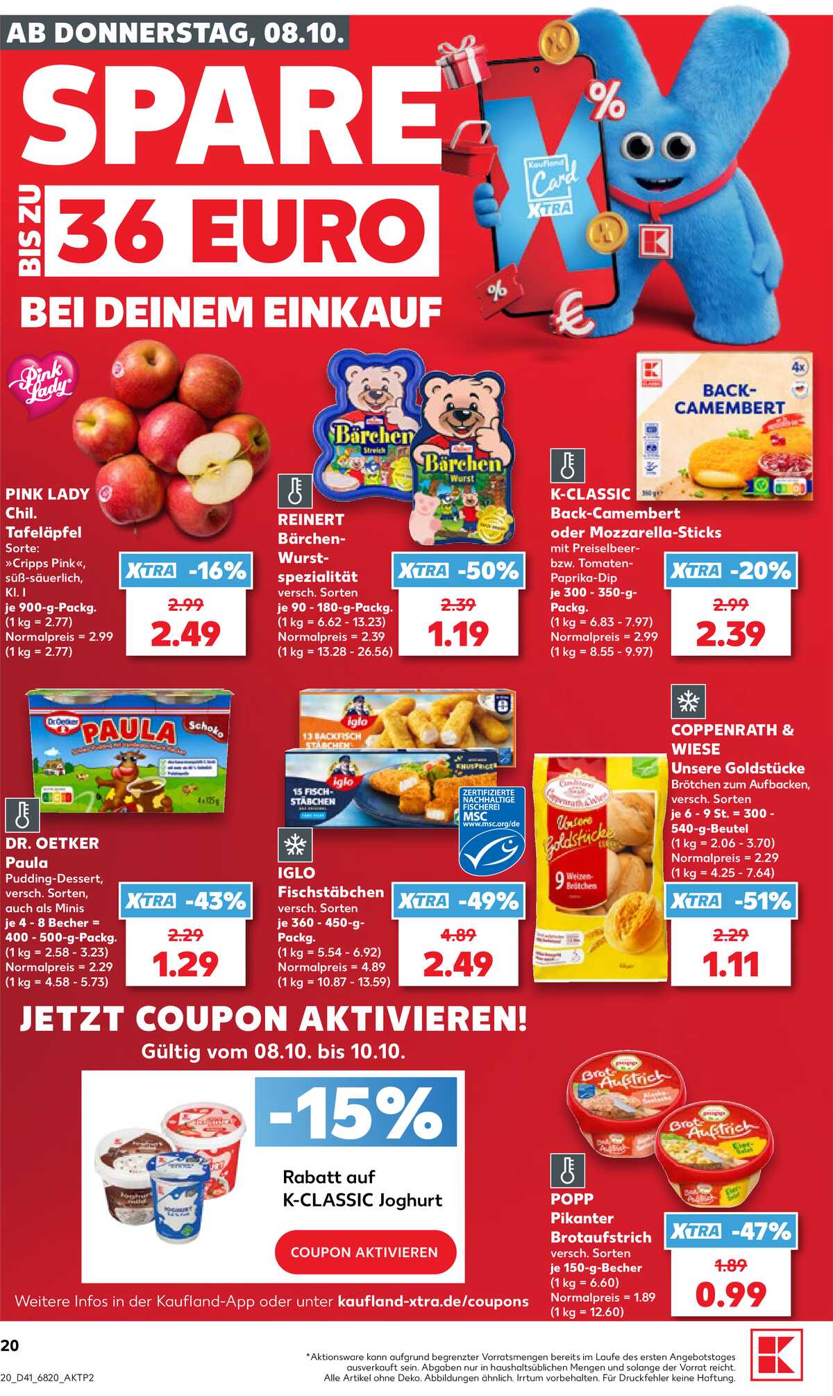 Leták Kaufland Německo 8.10.-14.10.2026 strana 20
