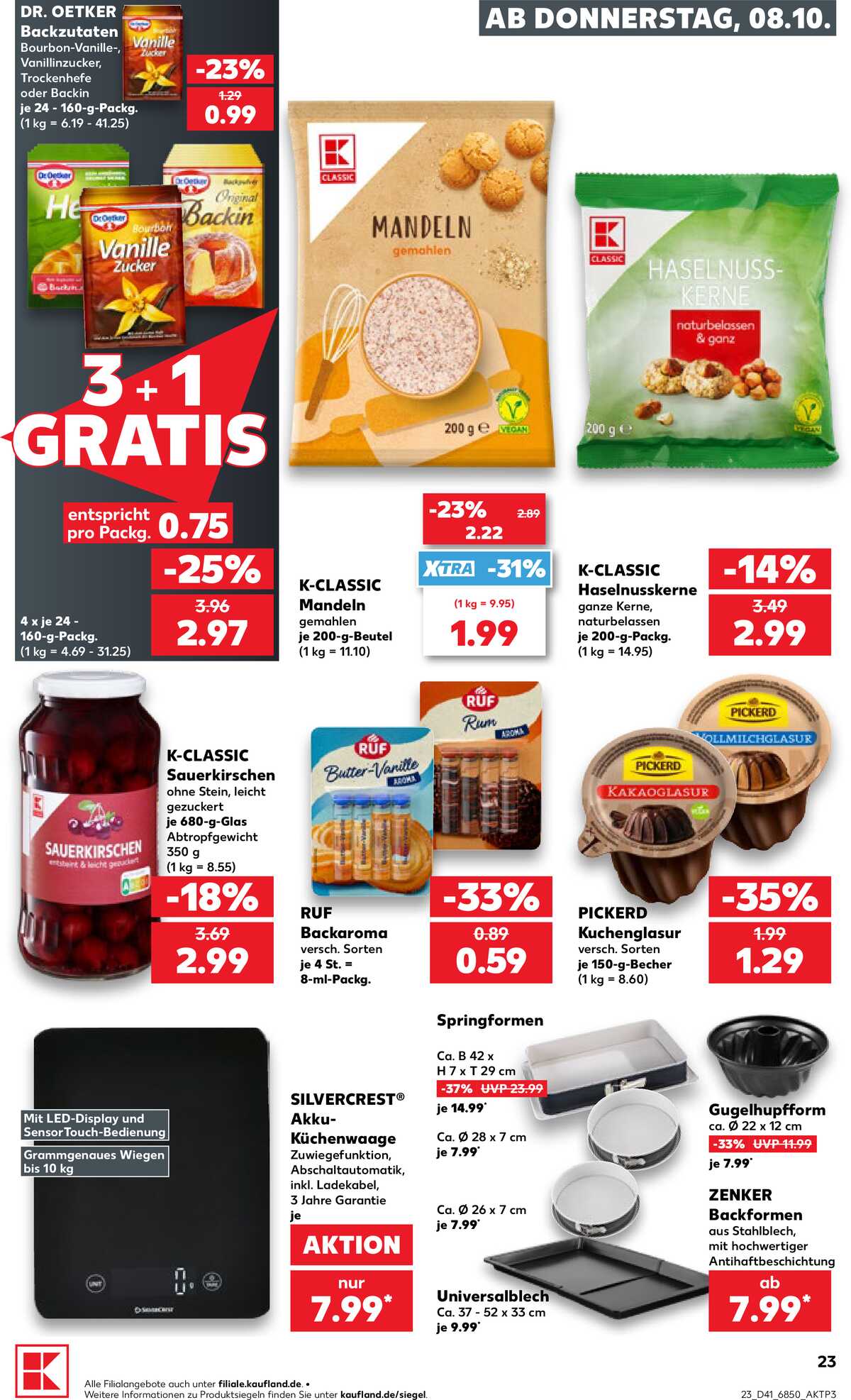 Leták Kaufland Německo 8.10.-14.10.2026 strana 23